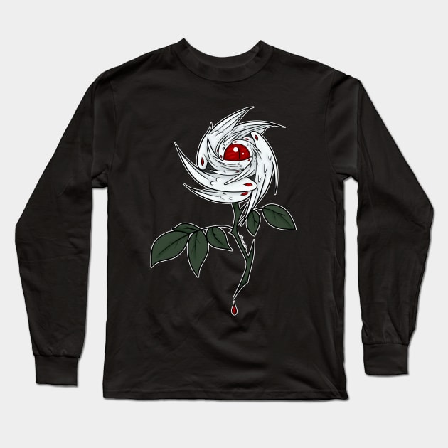 Divine Rose Long Sleeve T-Shirt by faeforge